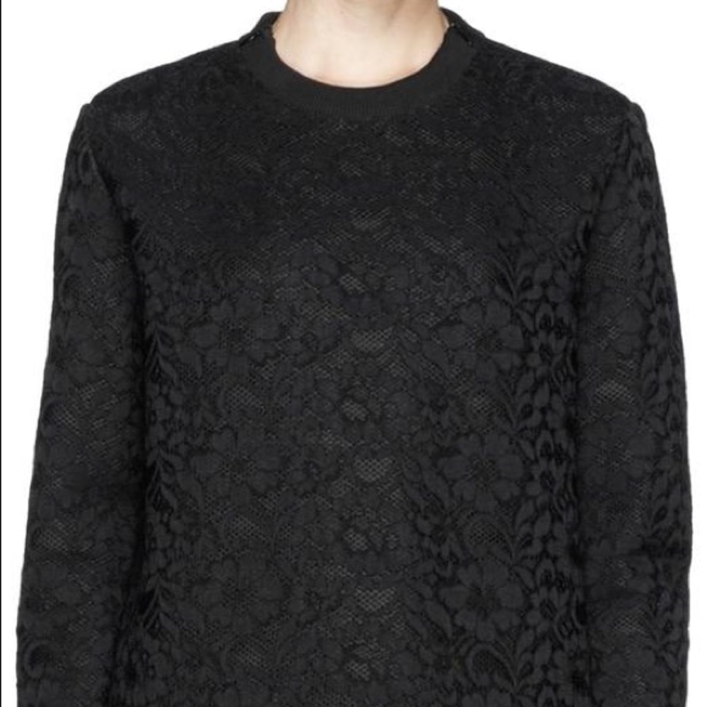 Givenchy Lace Mesh Sweatshirt Size 38